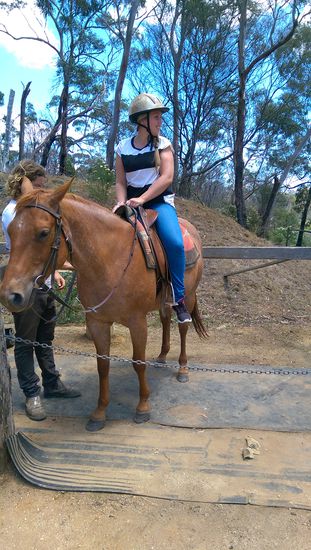Yiha!
Es ging eine Stunde durch einen Nationalpark! 
