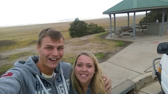 Schlafplatz in der Nähe von den Blue Mountains. Na wer sieht die etwa 20 Känguruhs im Hintergrund? 