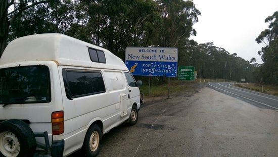 Grenze zu "New South Wales"