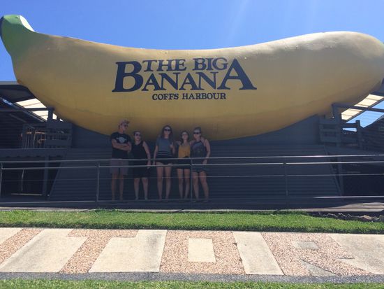 Coffs Harbour- Die Banane wurde gebaut, um den Tourismus anzutreiben und als Zeichen der hohen "Bananenindustrie".