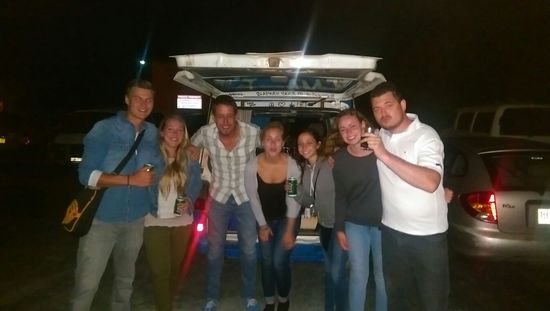 Byron Bay - Schöner Abend mit Jony und Wambo!!! 