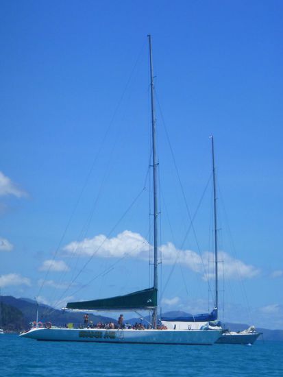Whitsunday Islands Tour - unser Segelboot.