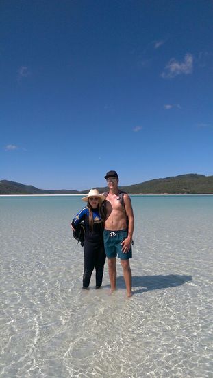 Whitsunday Islands Tour - Whiteheaven Beach - Das ist ein "stinger suit".