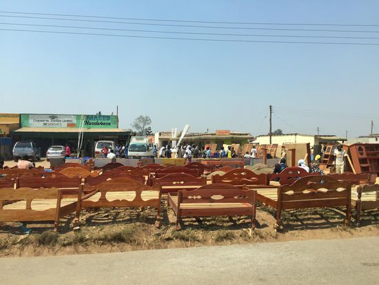 Kabwe, Bettenverkauf