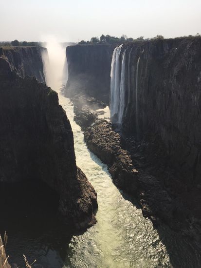Victoria Falls, Blick von zambischer Seite