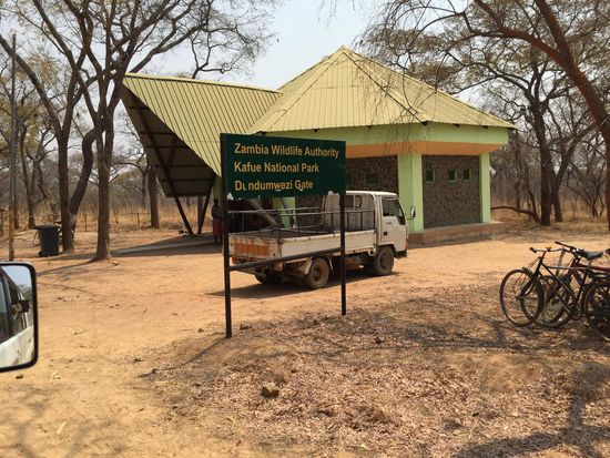 Eingang zum Kafue Nationalpark