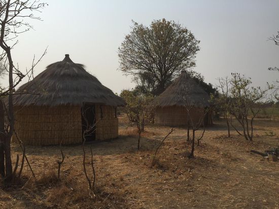 Konkamoya, unsere Hütten