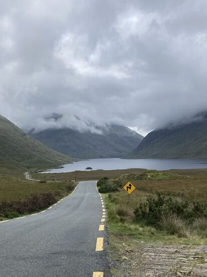 Blick auf den See Doo Lough
