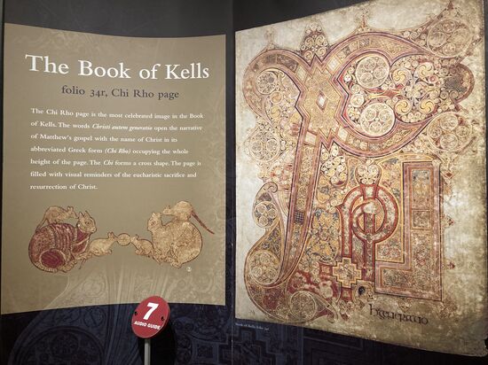 Trinity College Dublin, Ausstellung Book of Kells