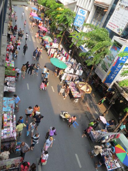 Markt auf der Silom-Road
