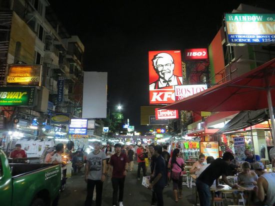 Auf der Khao San Road ist immer was los
