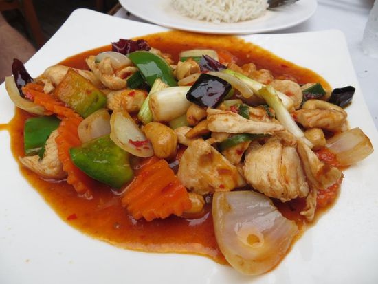 Lieblingsessen - stir fried chicken with cashewnuts