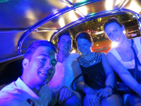 Tuk-Tuk-Race nach Hause 