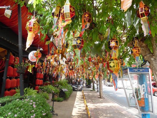 In der Altstadt von Chiang Mai
