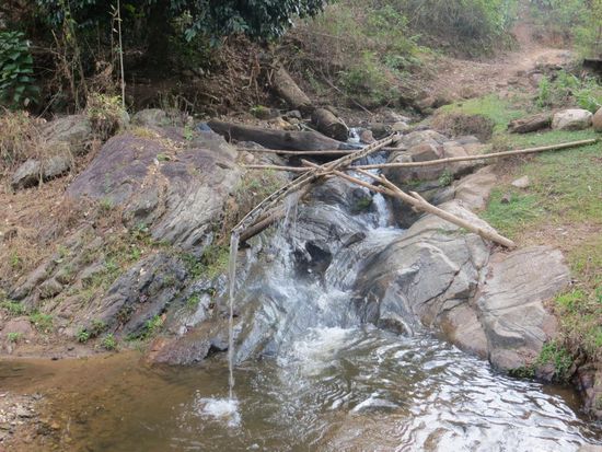 ...und unsere Dusche 