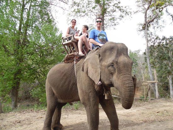 Gemütlich schunkelten wir die letzten Kilometer ins Dorf