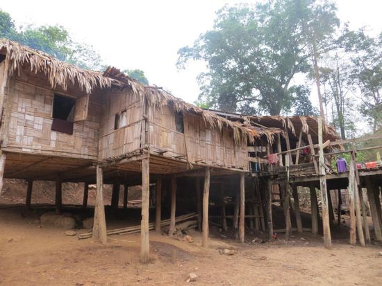 Unsere Hütte im Lahu-Dorf