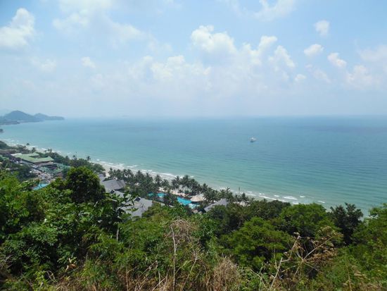 Klong Prao Beach von oben