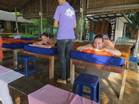 Zwischendurch zur Thai-Massage