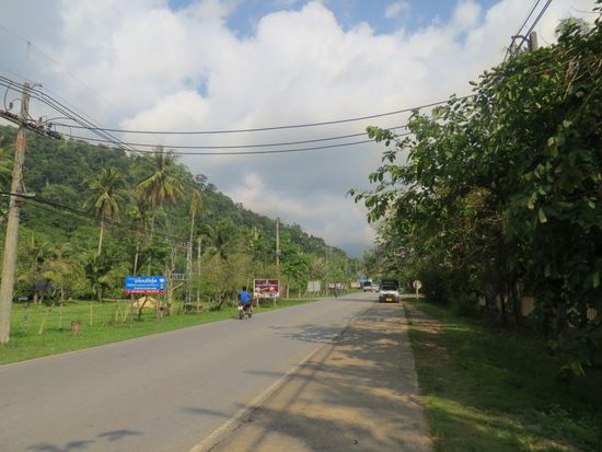 Hauptstraße auf Koh Chang