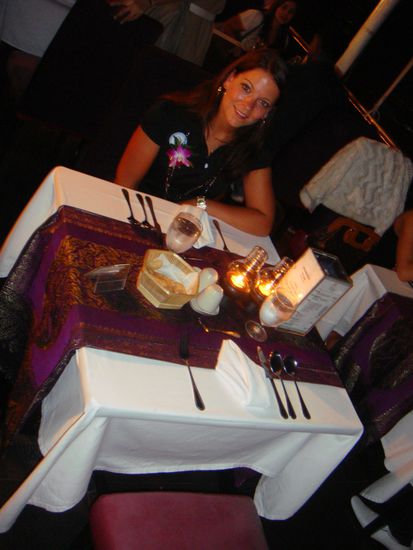 An Board wurden wir verwöhnt...