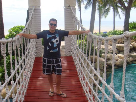 In der wunderschönen Anlage des Hyatt Regencys