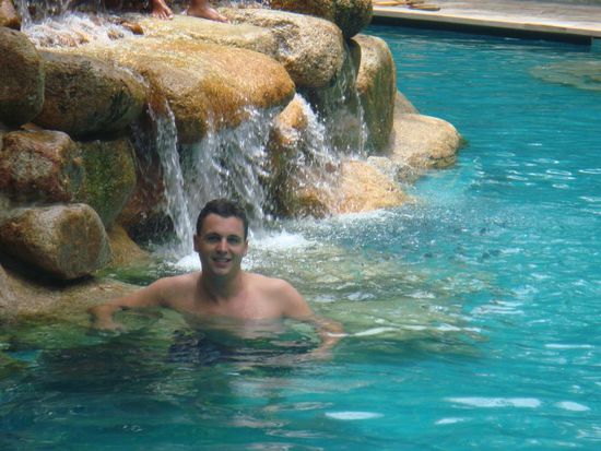 Wir genossen den Tag in der wunderschönen Poolanlage