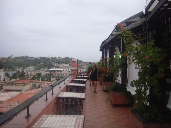 Auf der Dachterrasse des Hotel Ambos Mundos