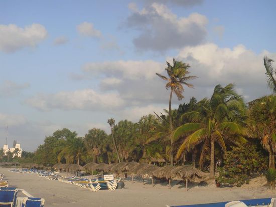 Erster Eindruck vom karibischen Strand