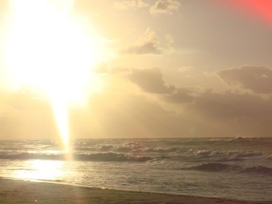 Immerhin ein schöner Sonnenuntergang 