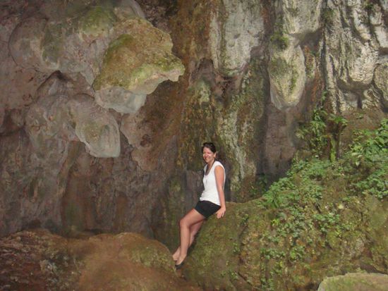 Zwischendurch besichtigten wir eine Höhle