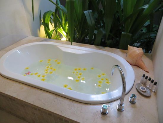 Unsere Poolvilla im Ahimsa Beach Jimbaran