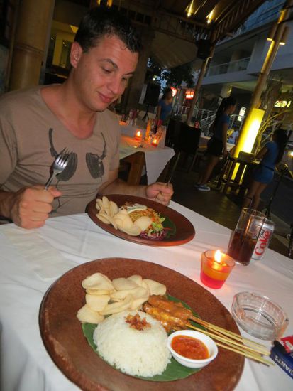 Indo-Food in der Sandbar