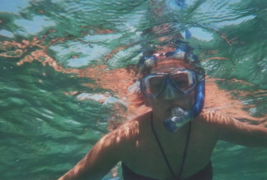 Beim Schnorcheln