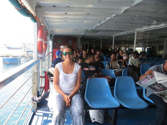 Auf der Fähre zur Insel Java