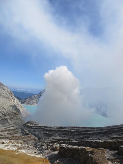 Auf dem Ijen-Plateau