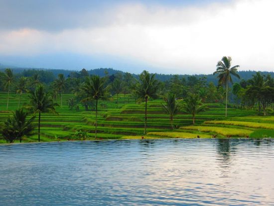 Der Blick von unserem Pool war einfach unbeschreiblich!