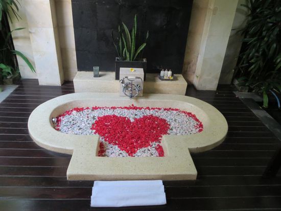 Tolle Begrüßung im Ubud Village Resort