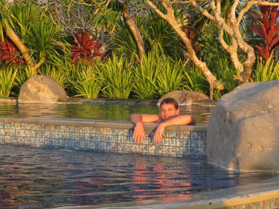 Entspannter Ausklang eines aufregenden Tages