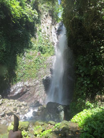 Wasserfall von Les