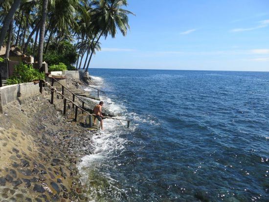 Jan beim Schnorcheln