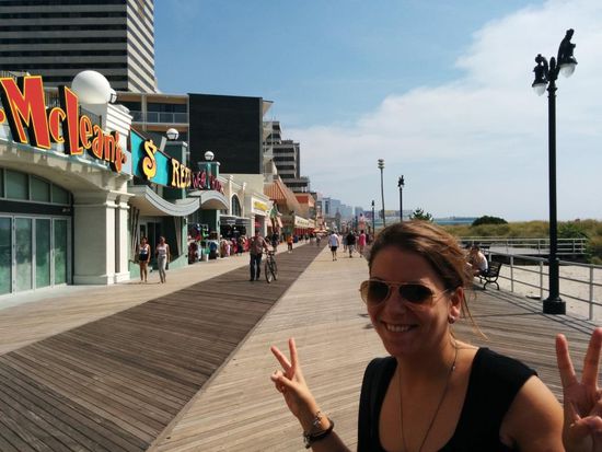 Der Boardwalk in Atlantic City...