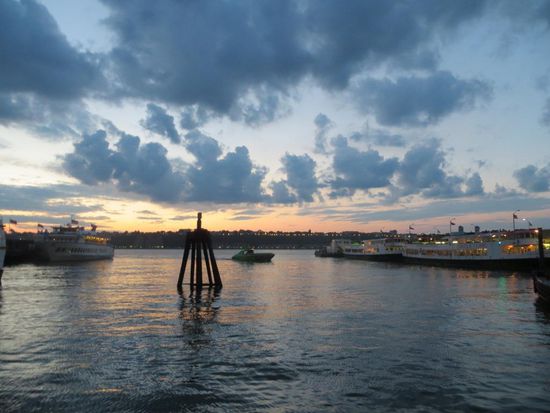 Abendstimmung am Hudson River