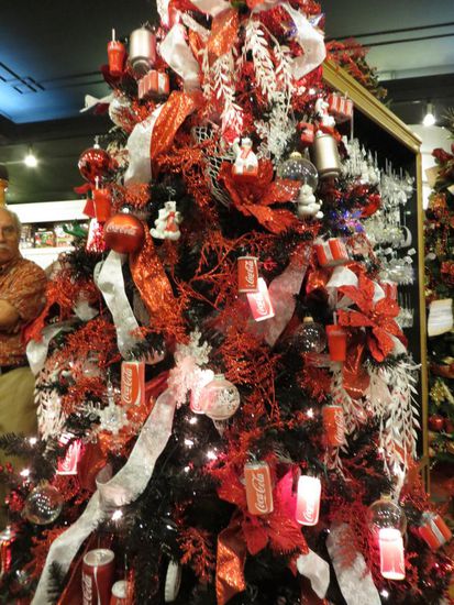 Coca Cola Weihnachtsbaum im "It´s always Christmas in New York"