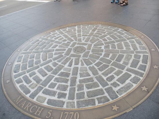 Erinnerung an das Massaker von Boston