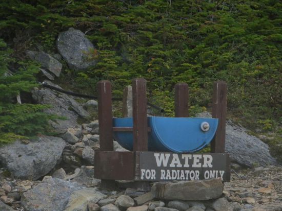 Mount Washington Auto Road - Zum Kühlen der Motoren