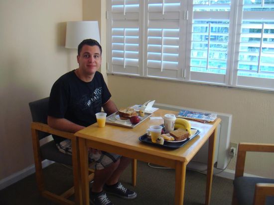 Frühstück im Blue Marlin Motel