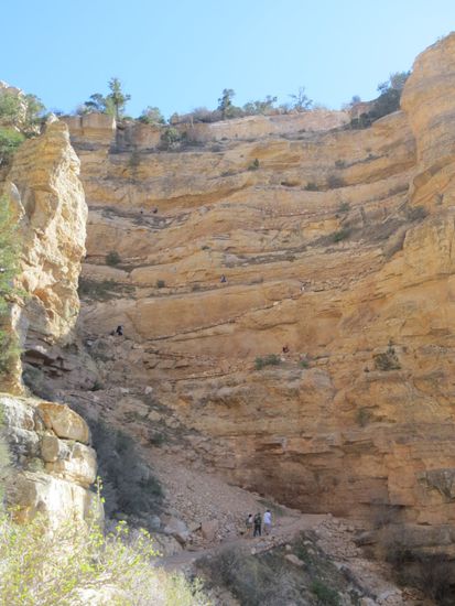 Das müssen wir alles wieder hoch?!