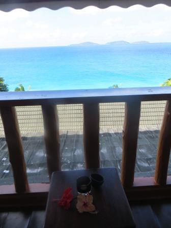 Blick vom Balkon