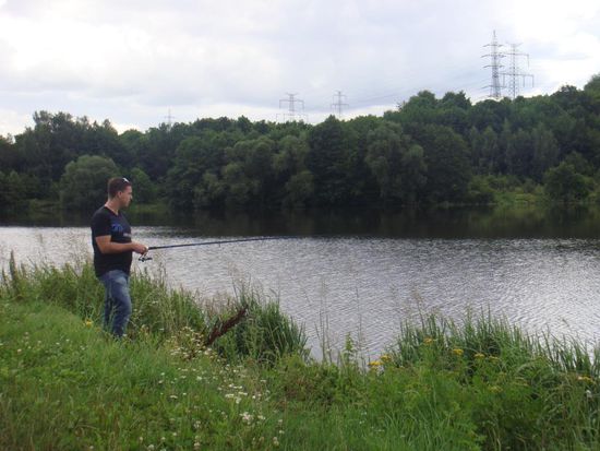 Angeln am Nachmittag